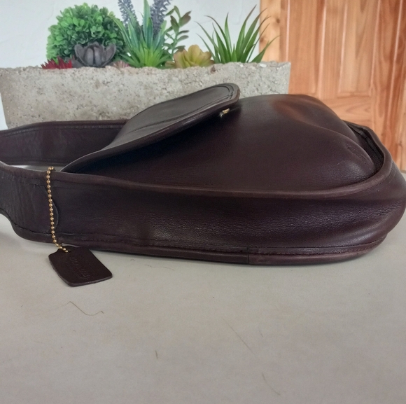 Coach Ergo Flap, No. 9034, 1998, Shoulder Bag In Mahogany Brown. - Picture 8 of 15
